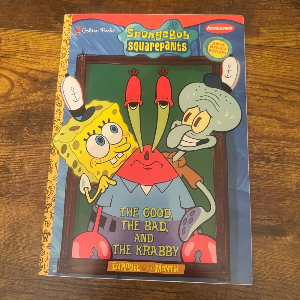 SpongeBob SquarePants The Good The Bad And The Krabby 2001 Activity Book